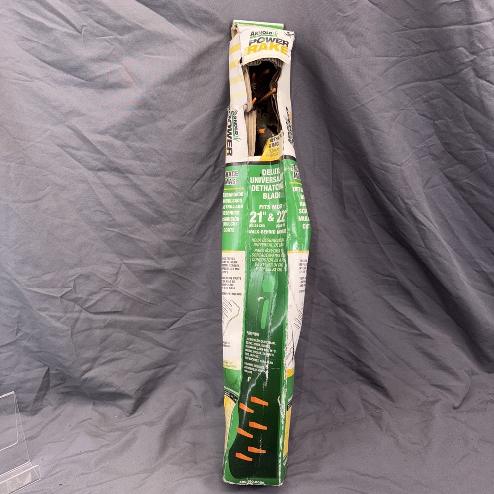 Arnold Power Rake Deluxe Universal Fit Detaching Blade Fits Most 21"& 22" Mowers
